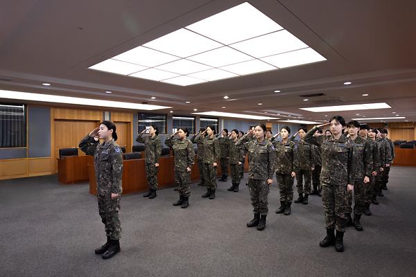 Sookmyung Holds Winter Military Training Send-Off Ceremony for Army and Air Force ROTC Cadets