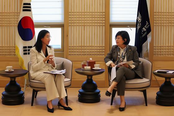 서울시여성가족재단 박정숙 대표이사 접견