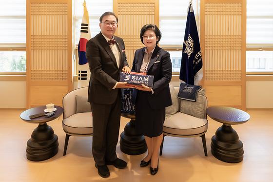 태국 시암대 부총장단 접견