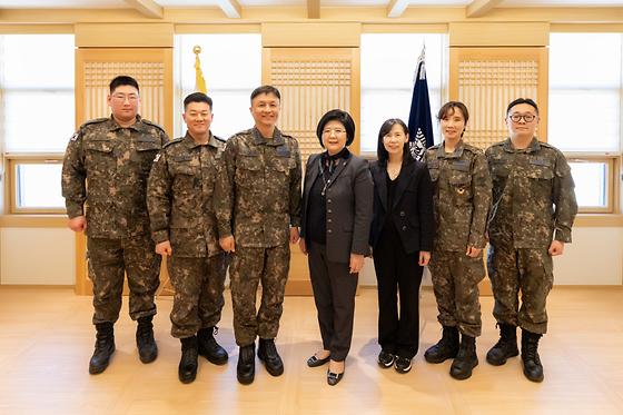 공군교육사령관 권영민 중장 접견